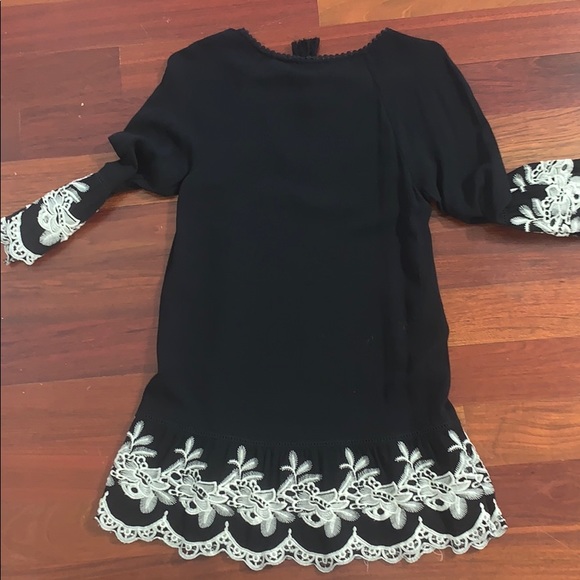 Black/White Floral Dress - Picture 2 of 2